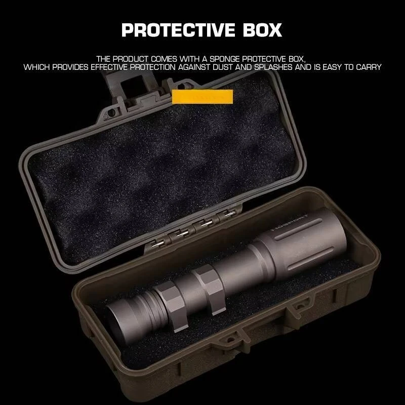 M-PLHV2 High Power Flashlight Tactical Scout Light 800 Lumens Rifle Light for Hunting Mount Airsoft Equipment