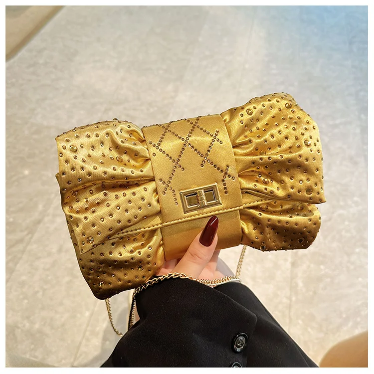 

Новая модная вечерняя сумка 2026 года из жатого шелка для женщин: клатч-пochette для выпускного вечера, дамская сумочка-кошелек