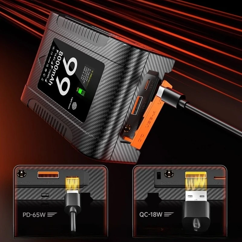 لسوني كاميرا الفيديو كاميرا الفيديو الضوئي Blackmagic V جبل البطارية BP-155 فولت قفل BP المحمولة Bateria مع PD 65 واط منفذ شحن سريع #3