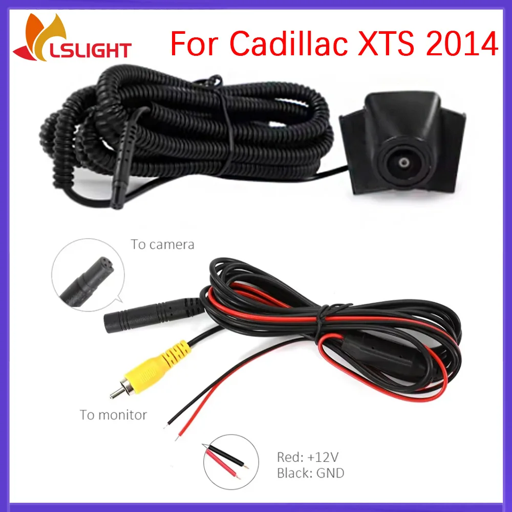 

Для Cadillac XTS 2014, автомобильная камера переднего вида AHD 1080P 150 ° HD объектив «рыбий глаз» ночного видения водонепроницаемый IP68 мониторинг парковки