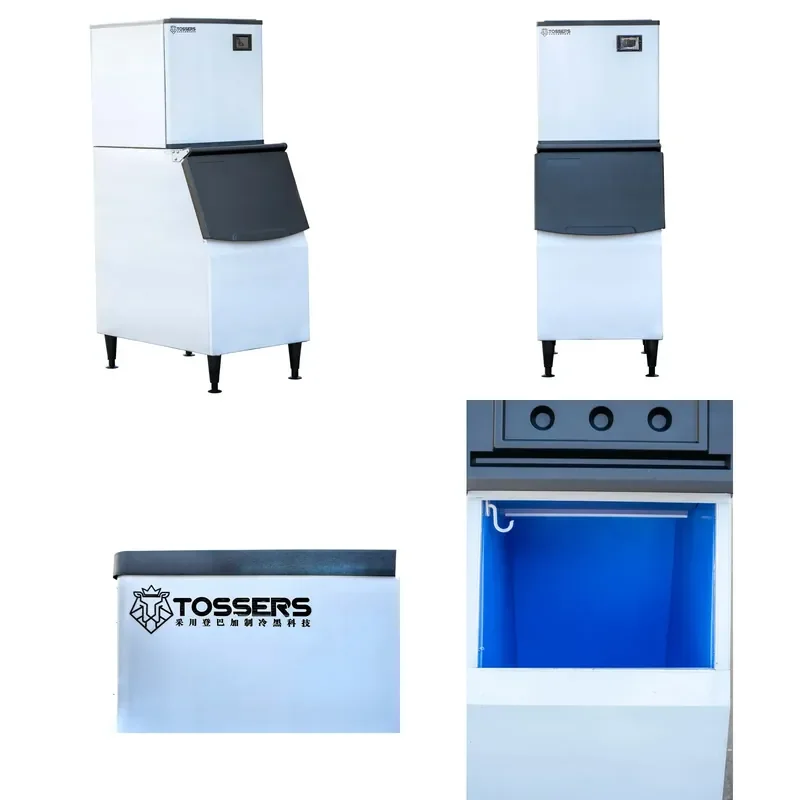 Commercial Electric Ice Maker for Household and Hotel Use Large-Scale Automated Ice Machine for Restaurant Bar Accepts