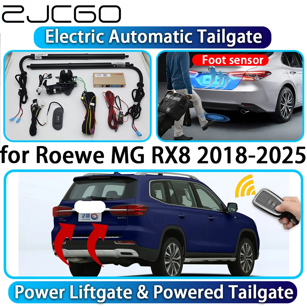 

ZJCGO for Roewe MG RX8 2018-2025 OEM Automatic Power Liftgate Powered Tailgate Intelligent System Car Trunk Lift Control Kit