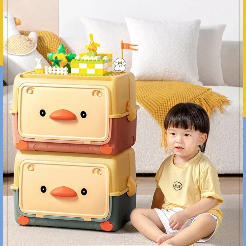 PGY Building Block Storage Box Plastic Brick Storage Children's Toys Organizer Transparent Brick Storage Box