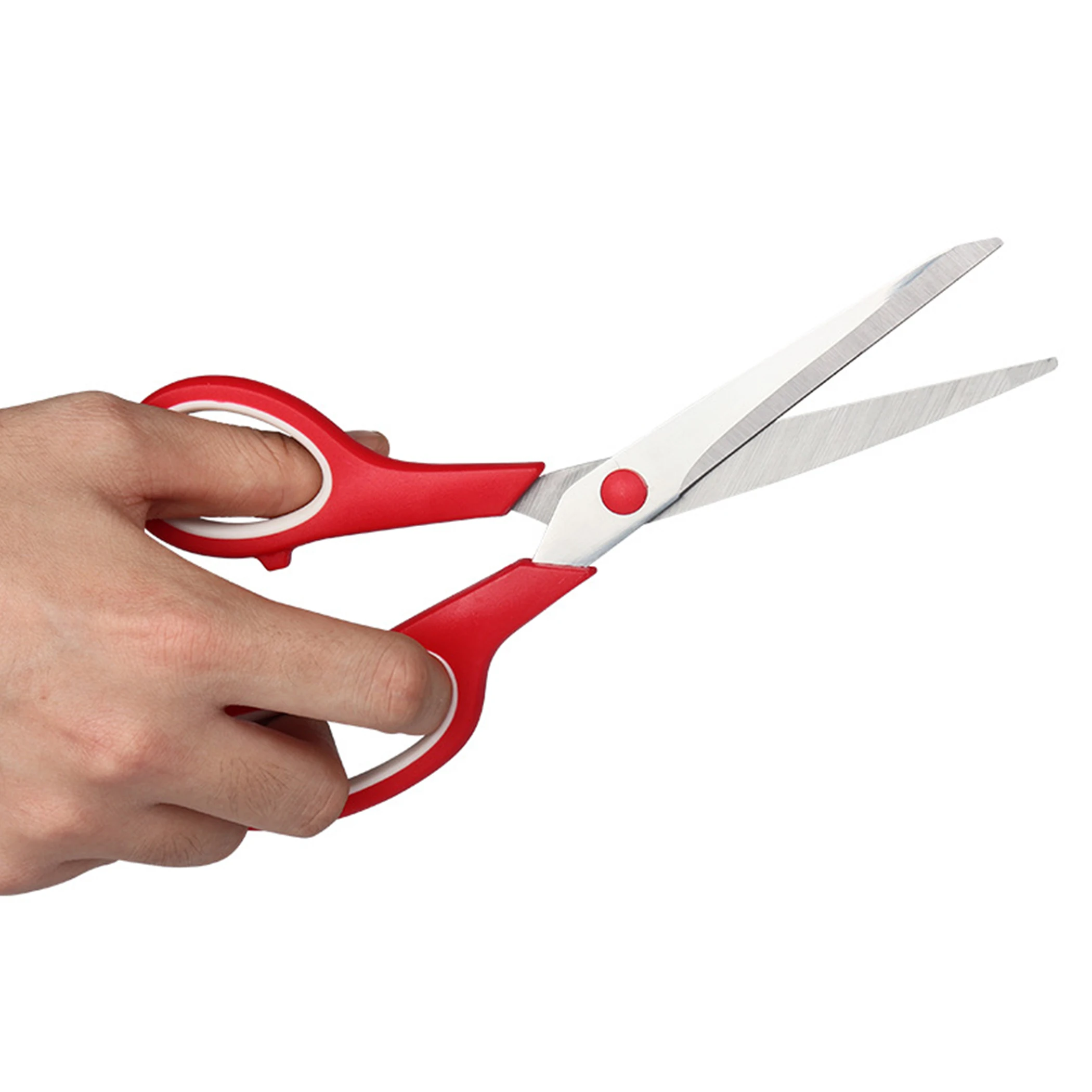 Scissors,8" Multipurpose Scissors Bulk 3-Pack, Ultra Sharp Blade Shears, Comfort-Grip Handles, Sturdy Sharp Scissors