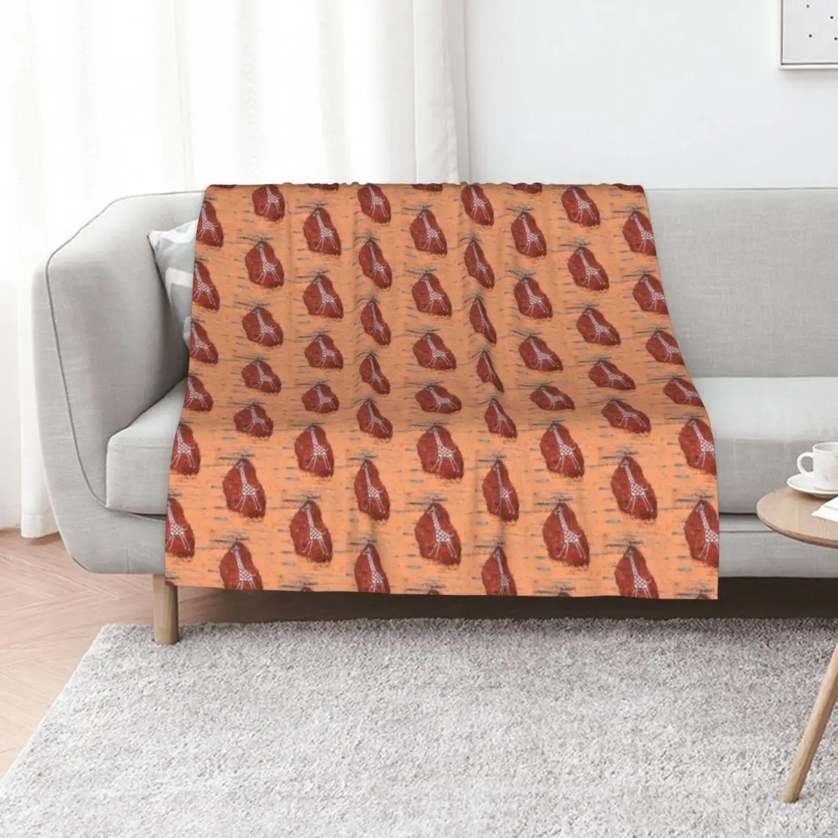 Giraffe Throw Blanket Luxury Thicken Bed Fashionable For Decorative Sofa Decorative Beds for babies Luxury Brand Blankets