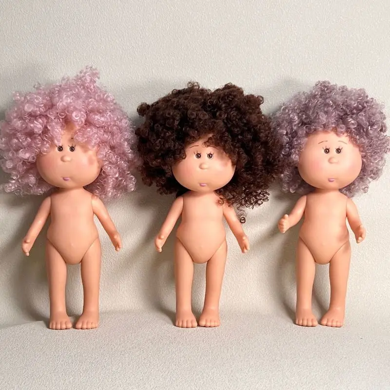 24cm Spanish Potato Doll Nude Ball Jointed Doll Set Assorted Hair Styles Girl Toy Kids Play Toy Gift For Girls Children