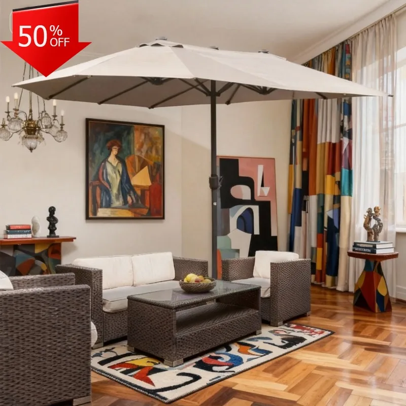 

Parasol Outdoor Garden Umbrella Large Beach Umbrella Out Door Furniture Gazebo Sunshade Accessories Patio Umbrellas Rain Tent