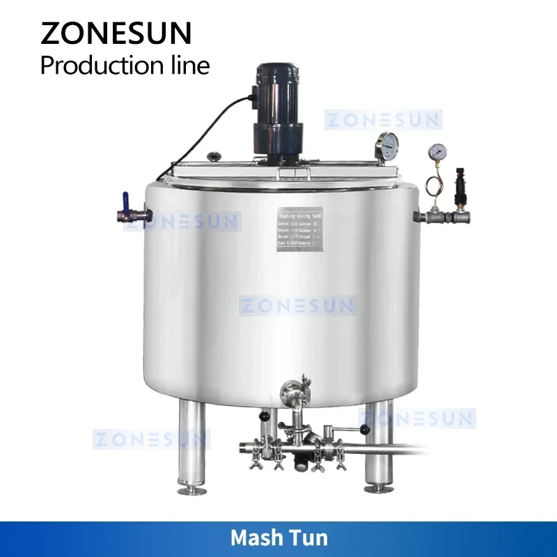 Zonesun ZS-CDB1 Attrezzatura per la produzione di birra Forniture per la produzione di birra Macchina per la produzione di birra commerciale Forniture per birrificio Sistema di imbottigliamento di birra