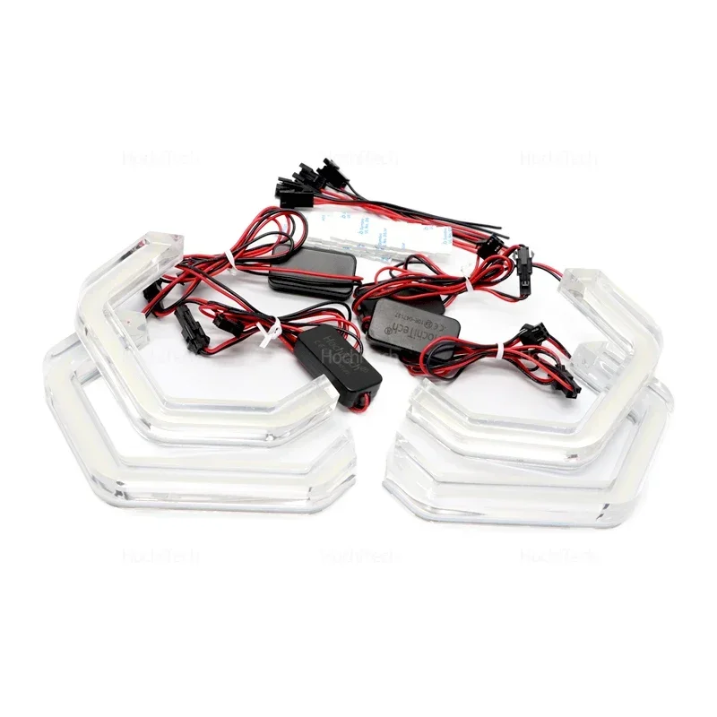 Ultra Bright M4 Style LED Angel Eyes Kit Ring Lemon Yellow Colors Headlight Lamp DRL For BMW X3 F25 2010-2016