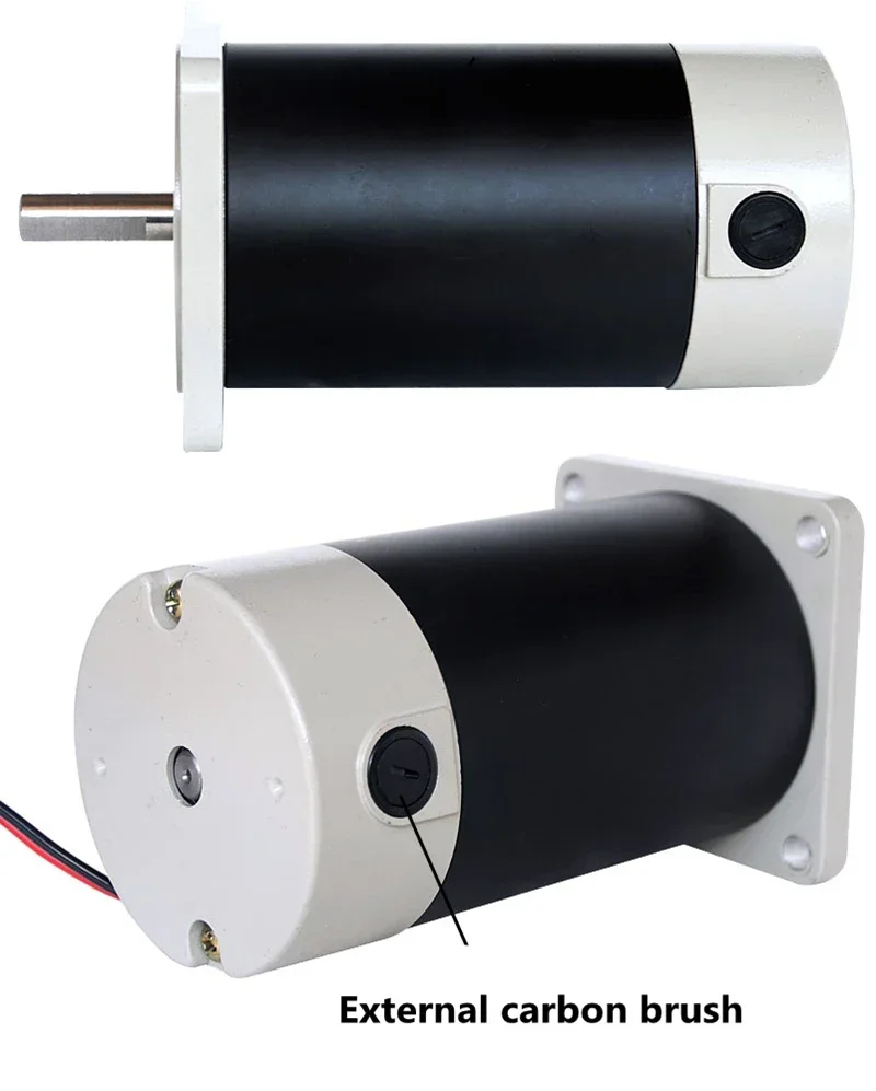 82MM DC 220V 650W 4000RPM/750W 7000RPM Double Bearing Permanent Magnet Motor Torque DIY Lathes
