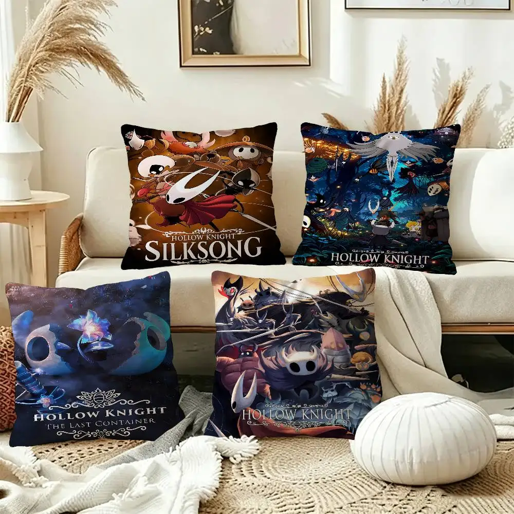 Game H-Hollows K-Knights Personalized Pillow Cover Kids Bedroom Wild Party Decor Pillowcase kid Birthday shower Gift