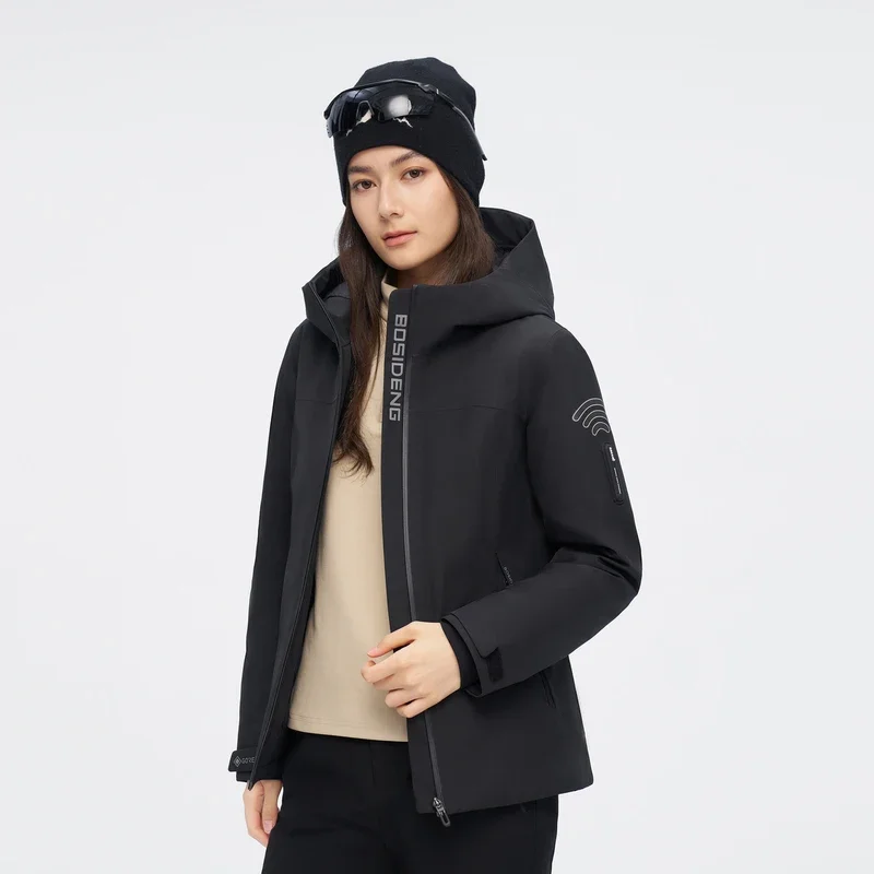 

BOSIDENG чрезвычайно холодная зимняя куртка на 90% гусином пуху для женщин -30 ℃ теплая куртка глубокая зимняя утепленная Теплая