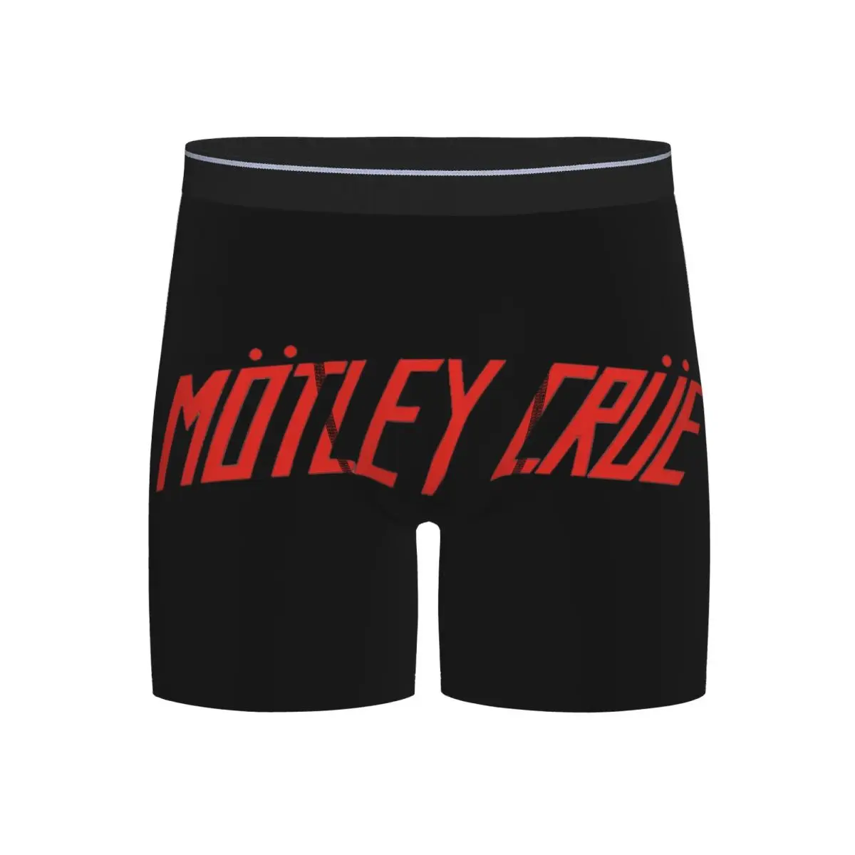 

Long Boxer Underpants Shorts Motleys Crues Metal Rock Panties Male Ventilate Underwear for Homme Man Boyfriend Gift