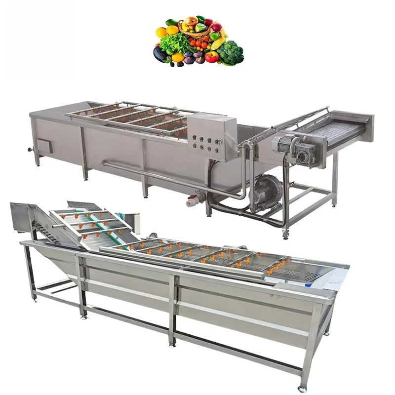 Automatic Multifunctional Vegetable & Fruit Washing Machine with Engine for Corn Nuts Dry Fruits Cleaning