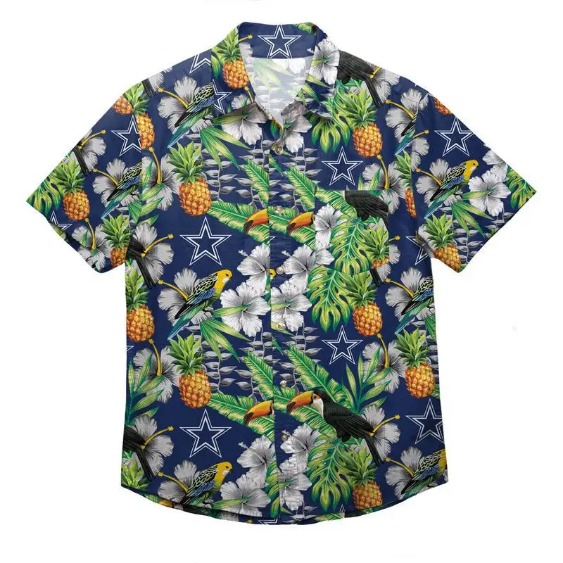 

New Hawaiian Mens Shirts Casual Style Pineapple Printed Hawaii Button Up Aloha Shirt Cuban Collar y2k Oversize Summer Casual