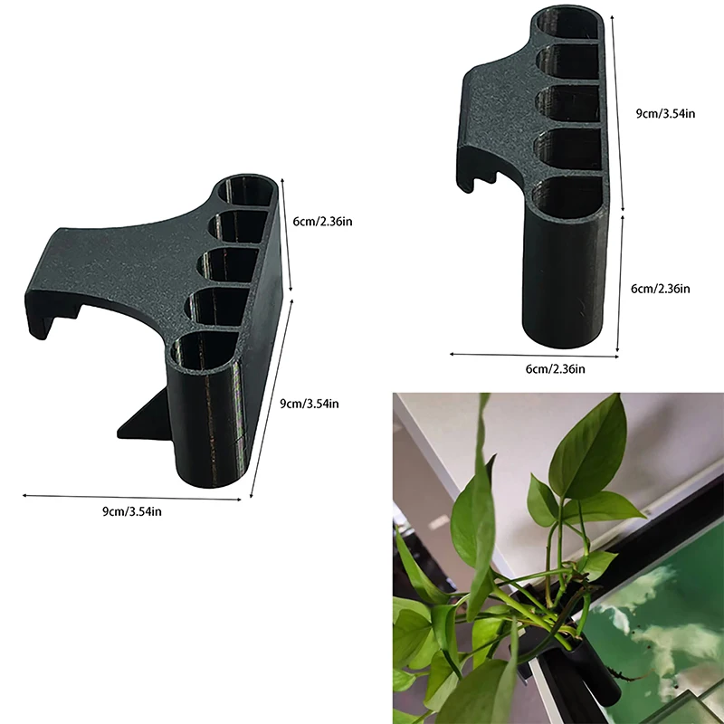 Aquarium Planter Aquarium Plant Basket Fish Tank Decorations With Integrated Hook For Fish Tank Potted Live Aquarium Plants