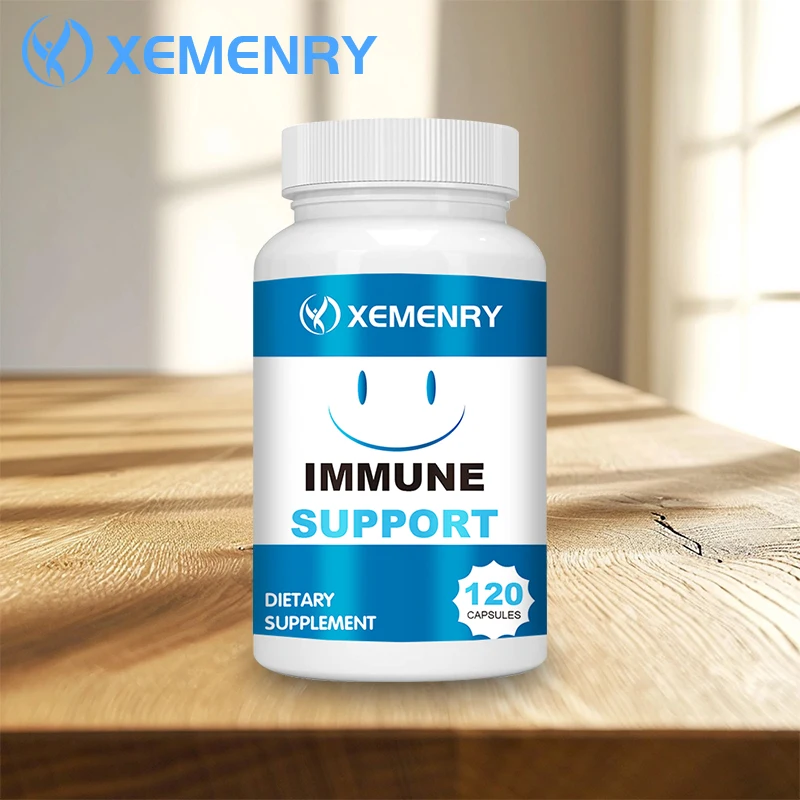 Immune Support Capsules - with Elderberry and Moringa - for Immune System Support and Immune Defense