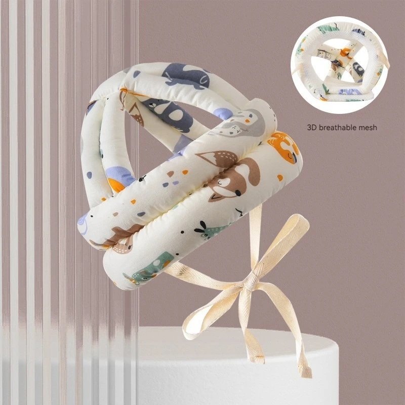 1 PCS Baby Safety Helmet Head Protection Hat Toddler Walk Crash Cap Adjustable Protective Headgear