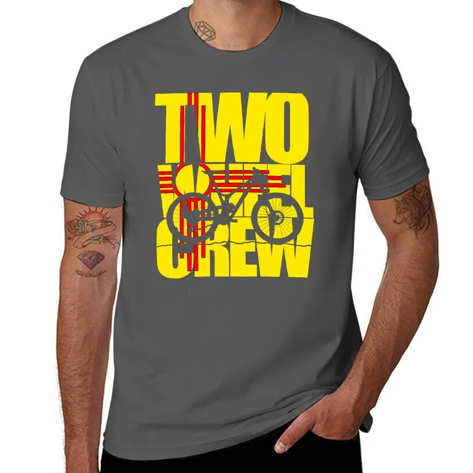 

Two Wheel Crew New Mexico Biking T-Shirt man t shirt luxury t shirts for man graphic funny T-Shirt