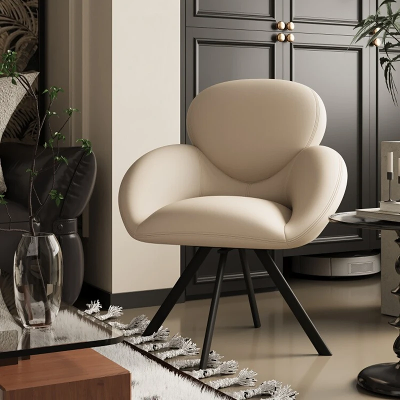 French Creative Bedroom Dressing Chair Modern Luxurious High-end Living Room Makeup Chair Rotatable Dressing Furniture FYMC