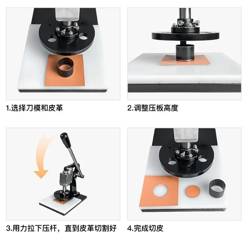SpotManual Leather Die Cutting Machine for Photo Paper PVC EVA Sheet Cutter Punching Embossing Press DIY Craft ToolsGoods
