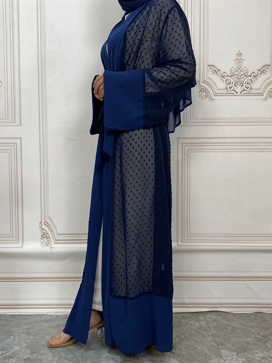 Modest Abaya Ramadan Dubai Robe Femme Musulmane Turkey Kaftan Islamic Clothing Muslim For Women Kimono Caftan Marocain Cardigan