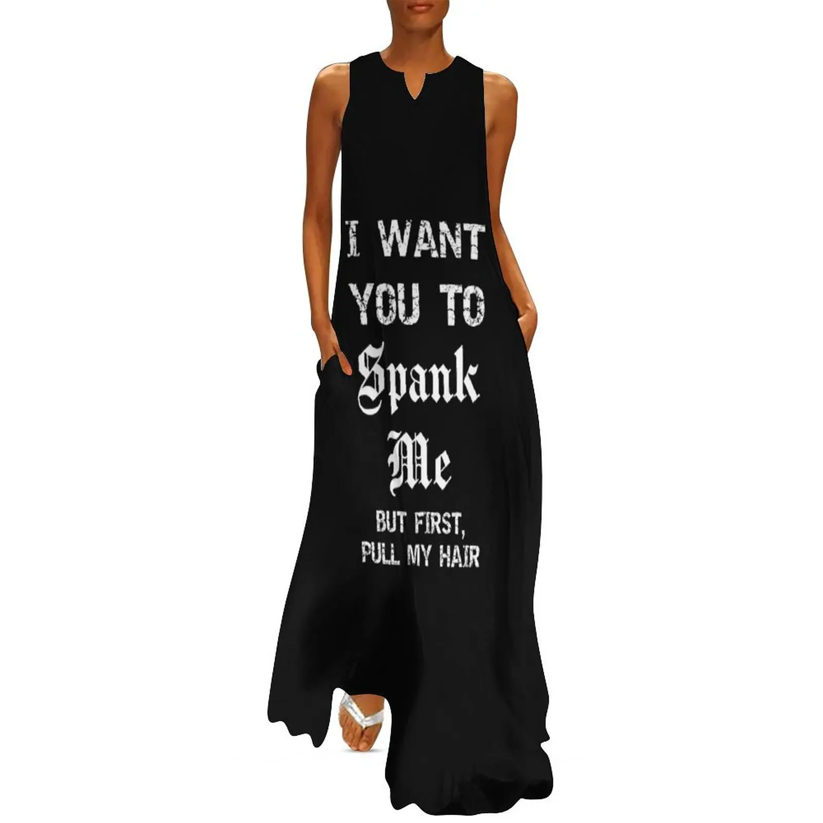 I Want You To Spank Me Sarcastic Submissive Long Dress summer dress womens 2025 elegant evening dresses for women 2025