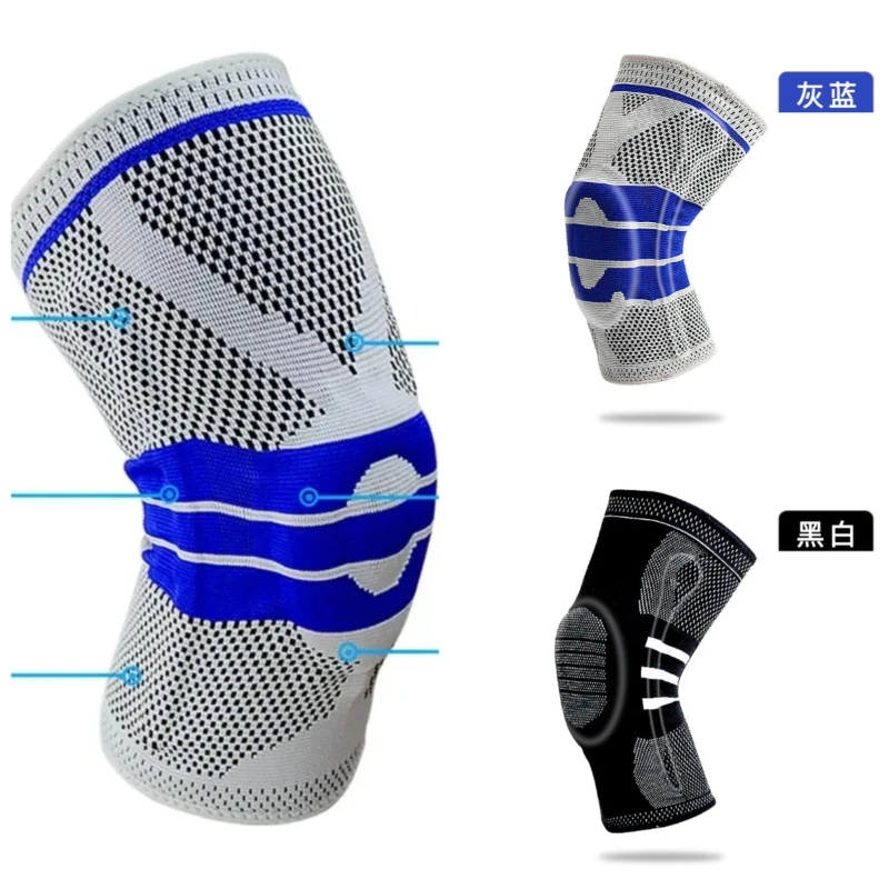 

Knee Brace Silicone Sleeve Knee Pads Arthritis Knee Protector for Joints Support Meniscus Compression Protection Sport