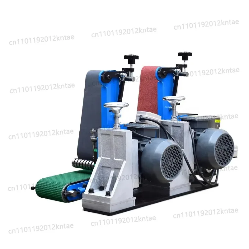 Wide Belt Sanding Polishing Deburring Machine Small Mini Desktop Sand Belt  Automatic Metal Surface Grinding Polishing Machine