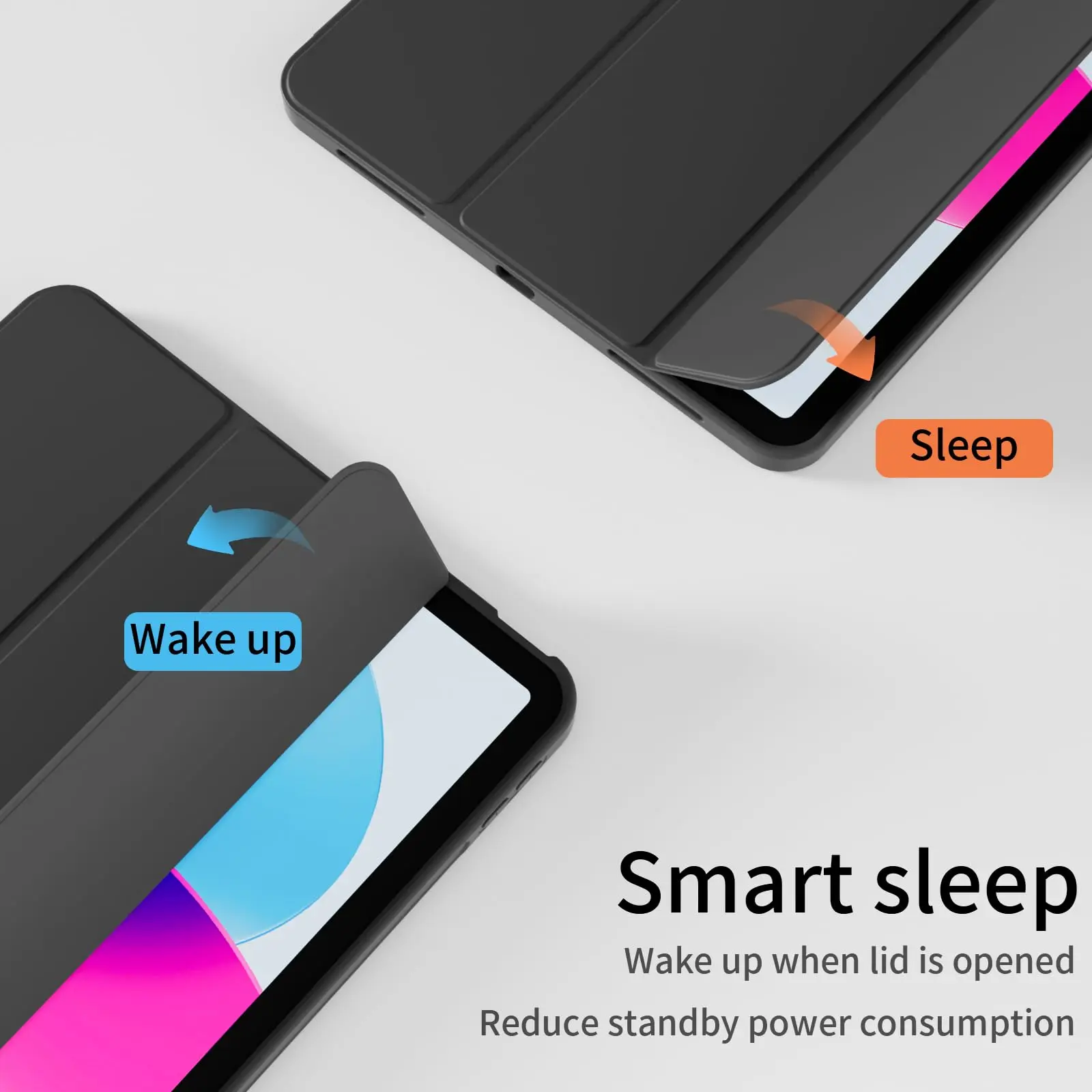 For iPad 5 6 7 8 9 10 11 A16 5th 6th 7th 8th 9th 10th 11th Generation Magnetic Case for iPad 9.7 10.2 10.9 11 Flip Smart Cover
