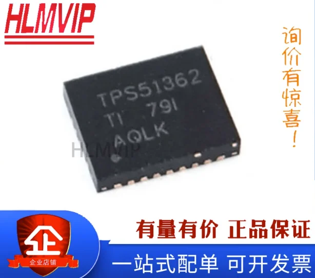 1PCS/LOT 100% New   TPS51362 TPS51362RVER TPS51362RVET TPS51362RV  QFN-28 Chipset