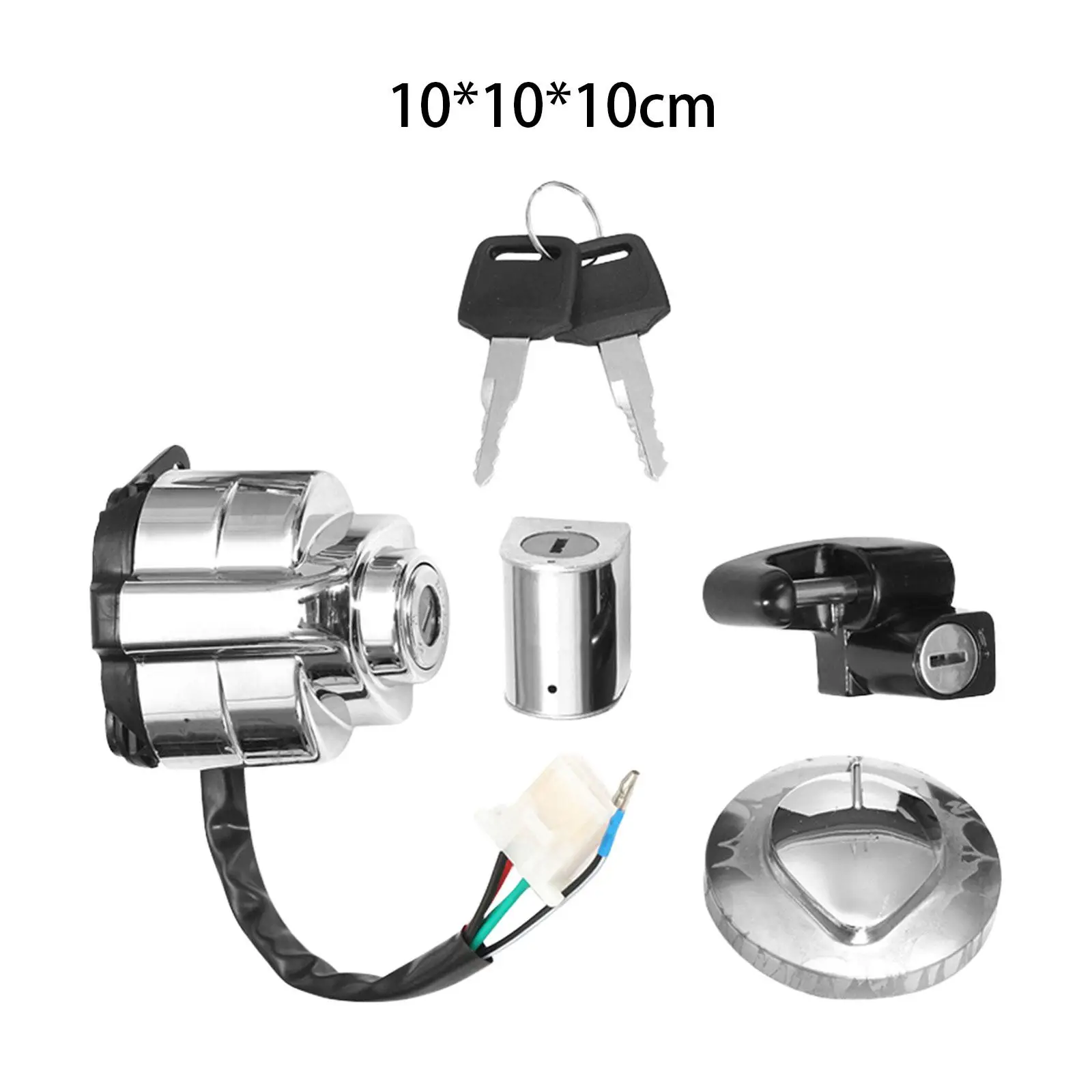 Ignition Switch Gas Tank Cap Key Accessories Durable for Honda Shadow Vlx VT 400 750 600 Easy to Install Professional view 5