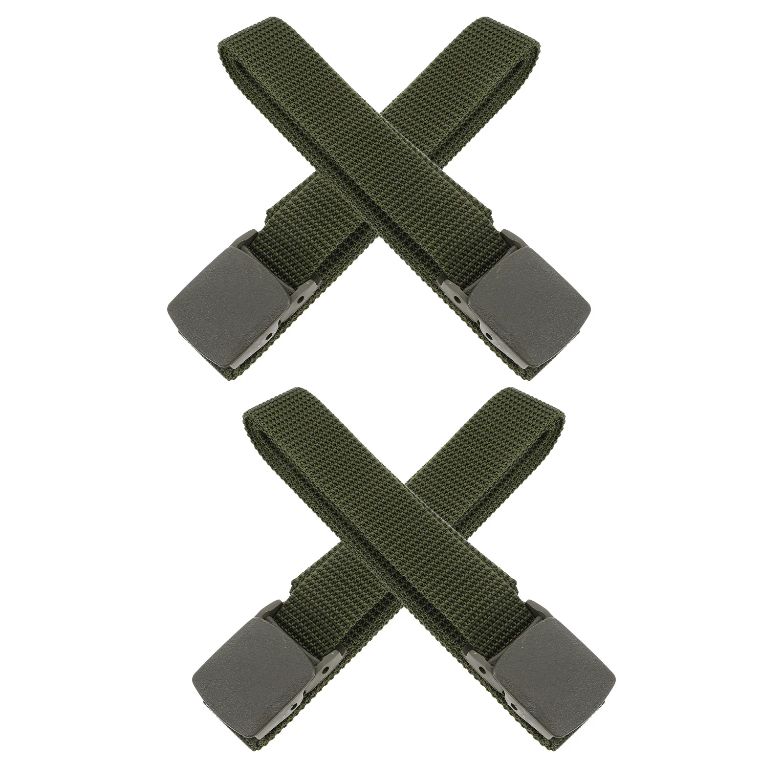 4 個の戦術的なウエストベルト調節可能なナイロンキャンバスメンズアウトドアアドベンチャーベルトハイキング登山ユーティリティトレーニングギア用