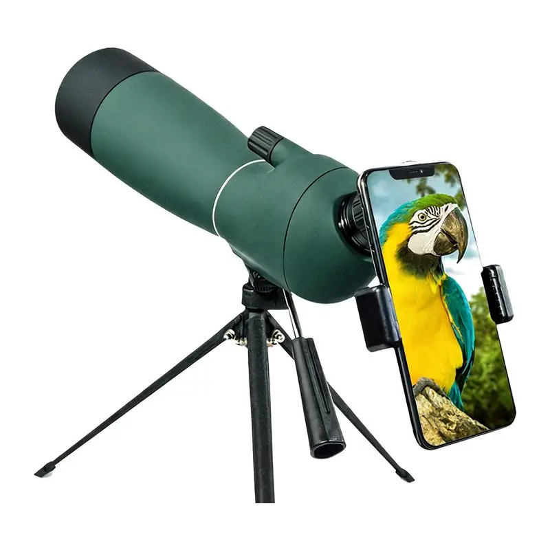 Zoom Monocular High Definition Birdwatching Mirror Triangle Bracket Set 25-75 Times X70