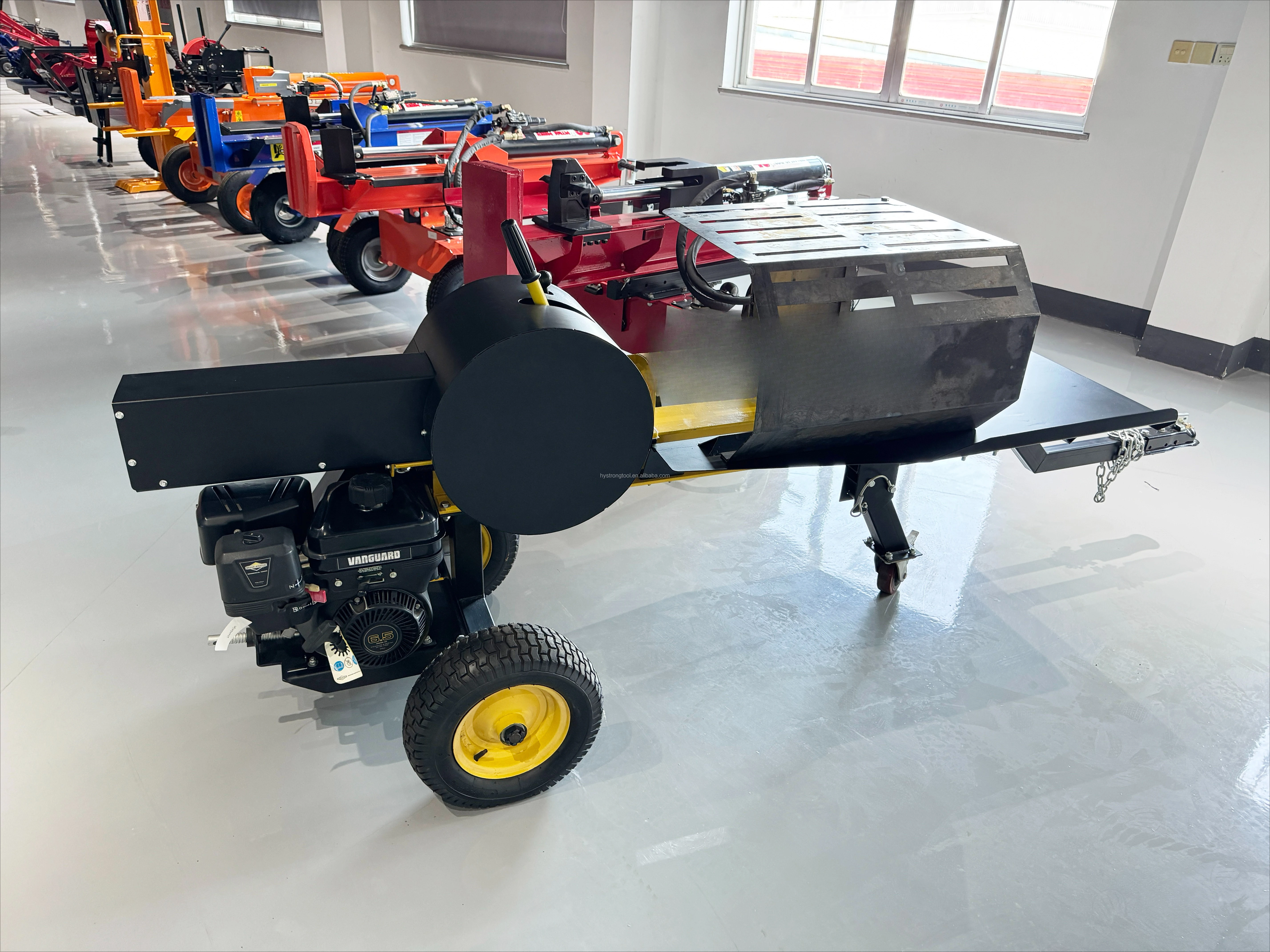 Portable hydraulic quick splitting timber log separator