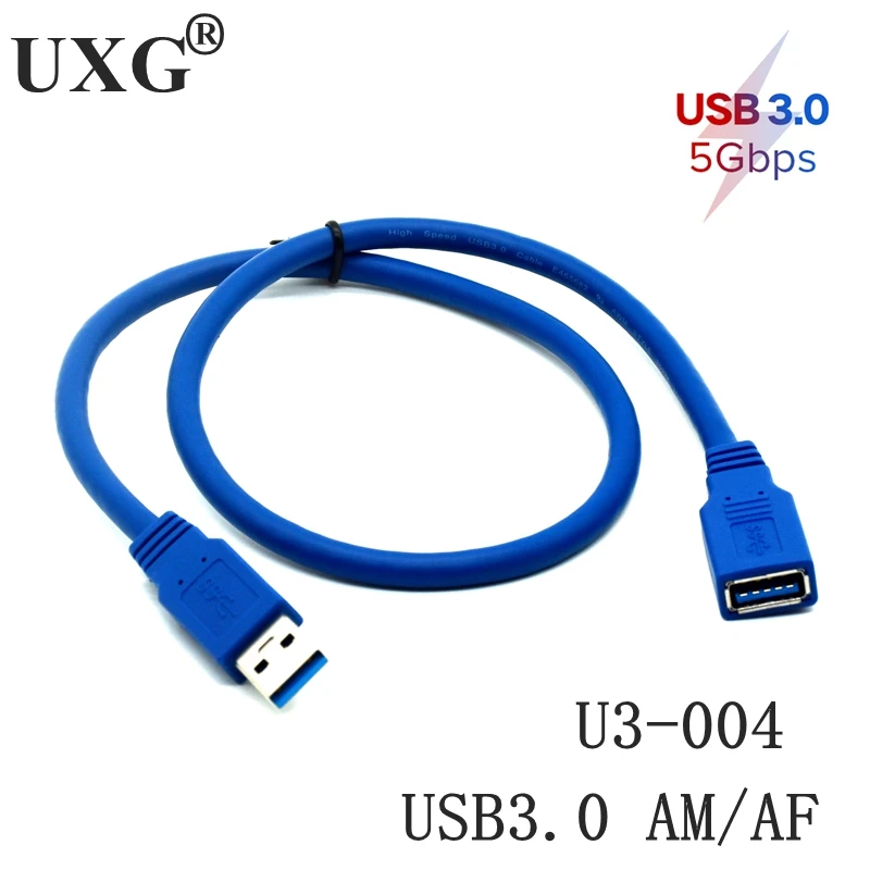 Standard 5Gbps Super Speed USB 3.0 A male to A Female Extension Cable 0.3m 0.6m 1m 1.5m 3m Blue