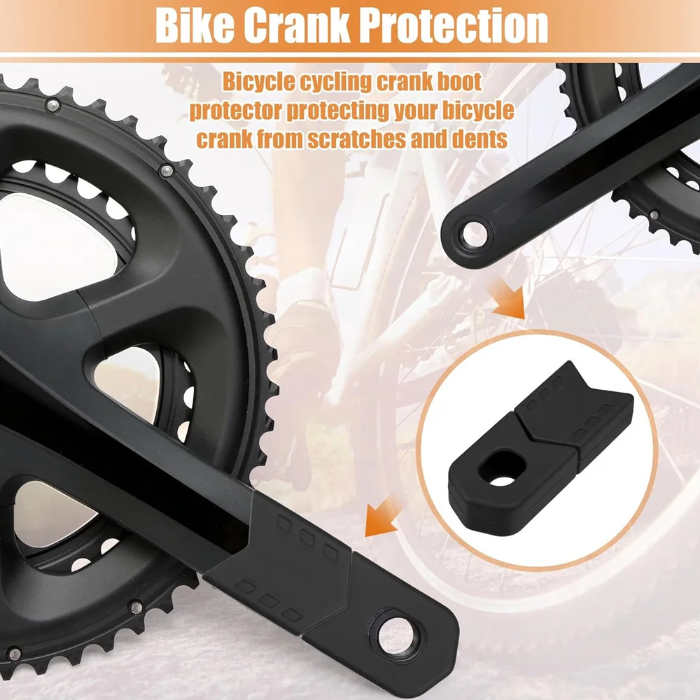 4 قطعة/المجموعة دراجة جبلية كرنك الغطاء الواقي الدراجة الجبلية كرنك مجموعة حامي كرنك غطاء للذراع العالمي الدراجة الملحقات