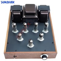 SUNBUCK 6P14 push-pull 6N1 Tube Amplifier 2 stereo 15W 3-segment balanced Vacuum Tube Amplifier Audio