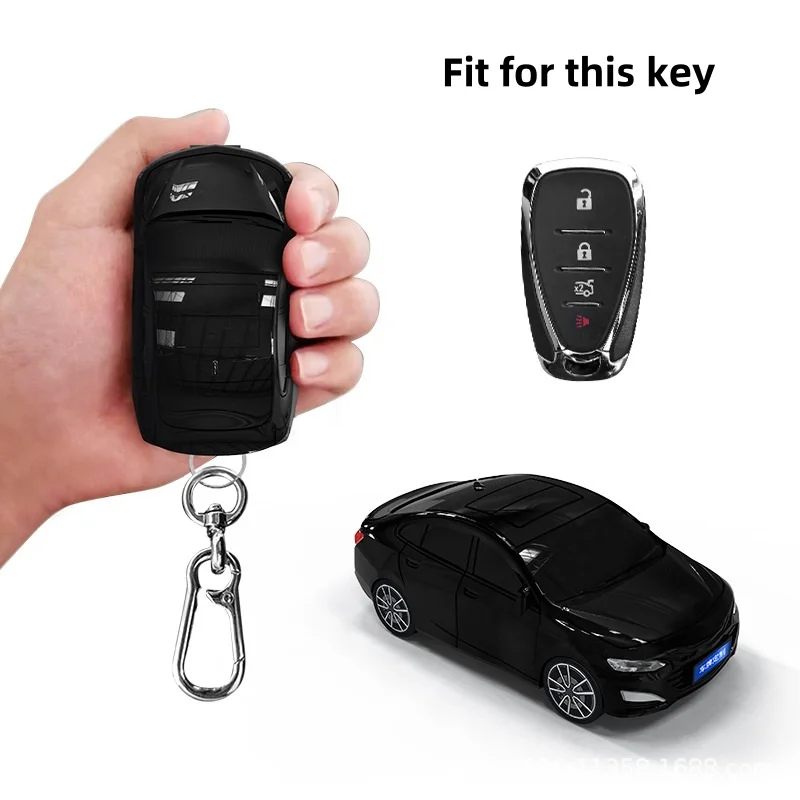 For Chevrolet Malibu Blazer Traverse Camaro Cruze Equinox Spark Trax Key Cover Car Model Key Protective Case Car Key Pack Buckle