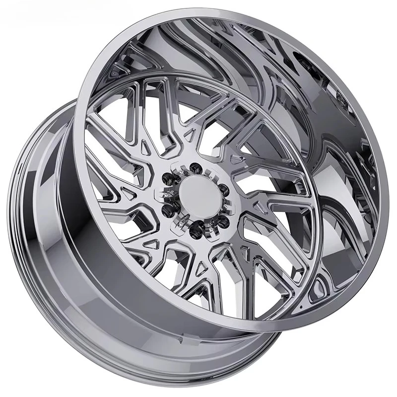 Rueda de plato profundo todoterreno OEM para ruedas de coche ford RAM H2 20 22 24 26 pulgadas aleación forjada 6x135 8x170 8x180 6x139,7