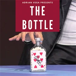 The Bottle by Adrian Vega Magic Tricks Signed Card Appearing in Sealed Bottle Magia Close-up Illusions Gimmicks Mentalism Props