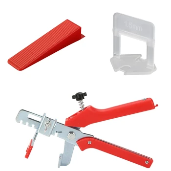 타일 ​​레벨링 시스템 누워 레벨 웨지 정렬 스페이서 레벨러 로케이터 스페이서 바닥 벽 레벨 1/1.5/2/2.5/3mm