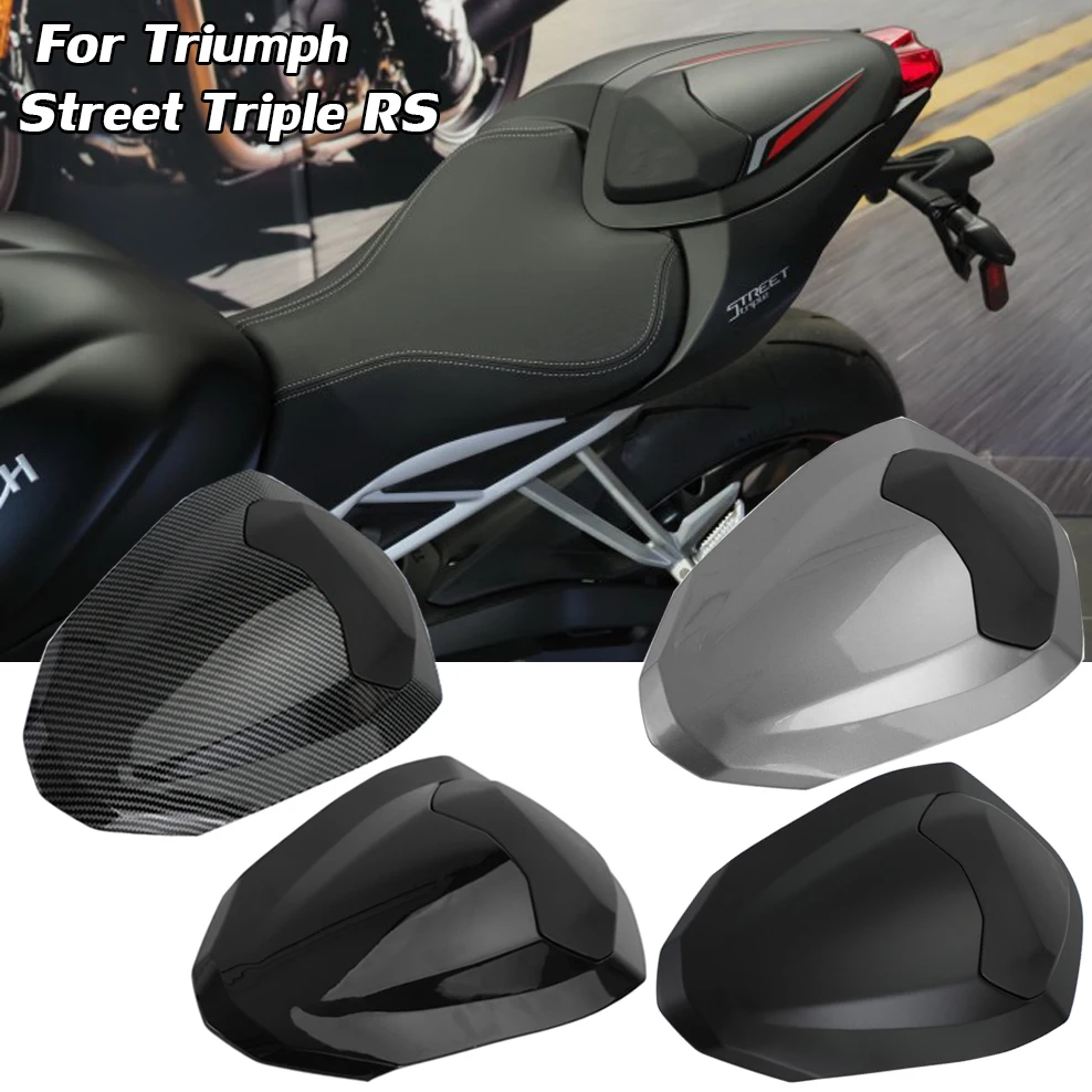 

Motorcycle Rear Pillion Solo Seat Cowl Tail Cover Fairing For Triumph Street Triple 765 RS R 2017 2018 2019 765RS Accessories