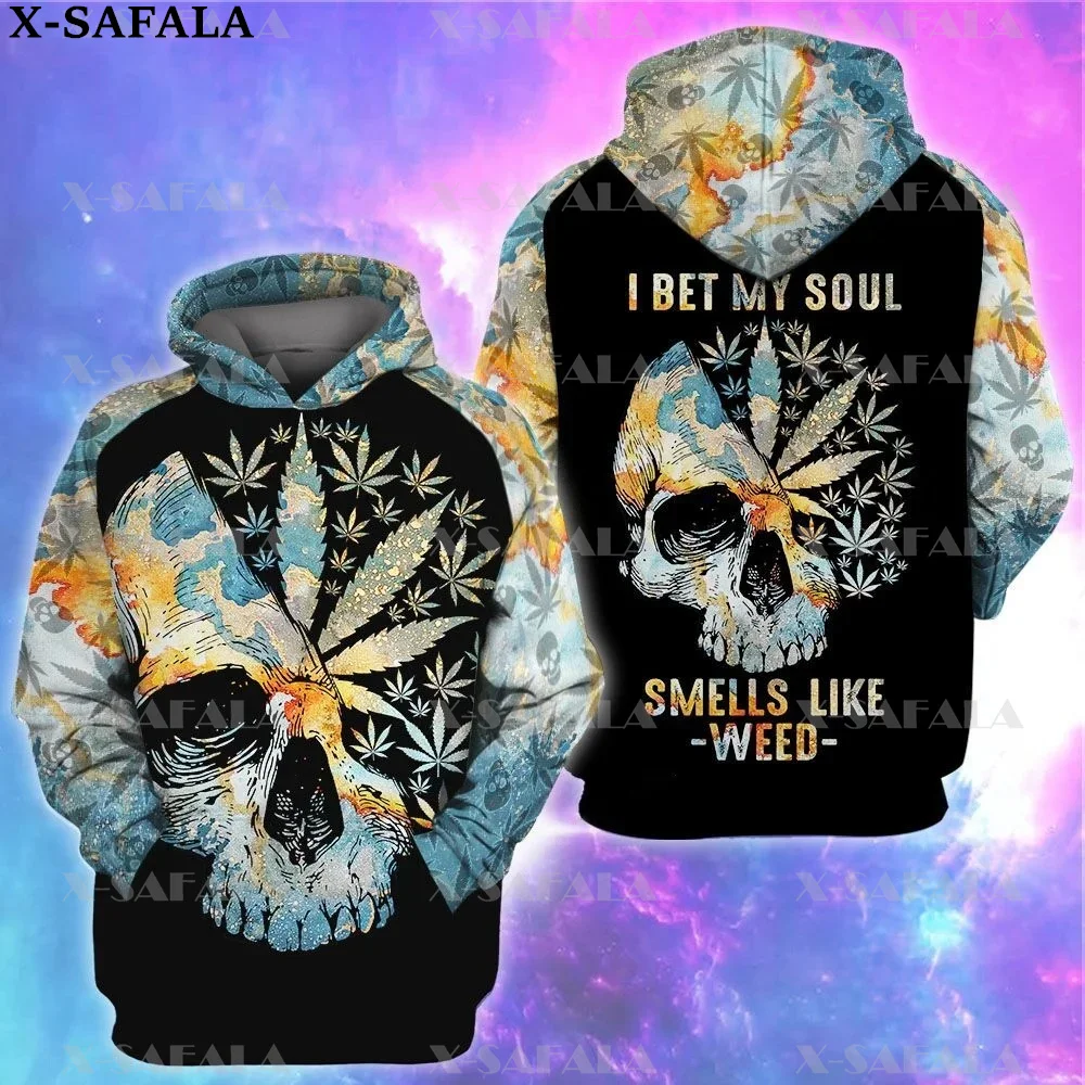 

Smoker MANDALA LOVE WEED LEAF SKULL 3D Print Zipper Hoodie Man Female Pullover Sweatshirt Hooded Jacket Jersey Tracksuits-3