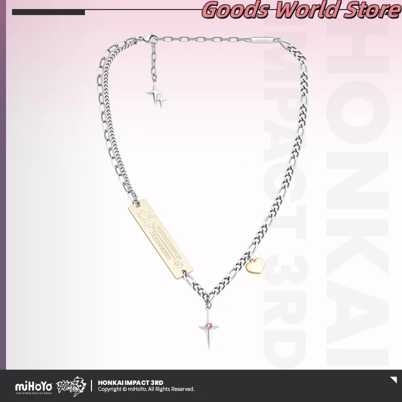 En stock, collar de Elysia Original Merch Honkai Impact 3 Elysia, accesorios de disfraz de Cosplay, juego de Anime, regalo de Halloween