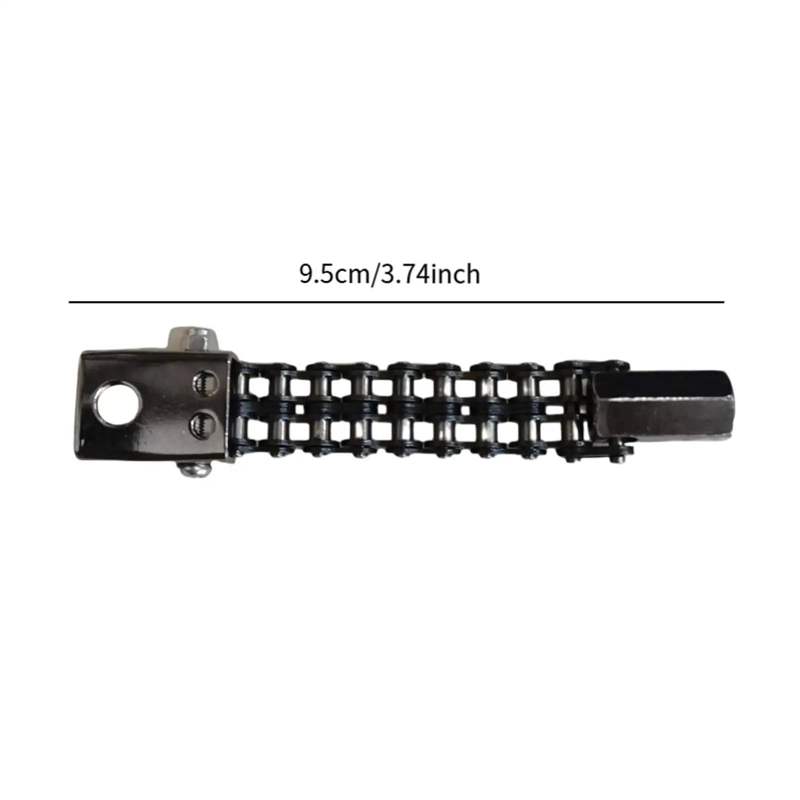 Bass Drum Pedal Chain, Drum Pedal Single Chain ,Replacement, Hardware Easy to Install Percussion Parts Metal Foot Pedal Chain