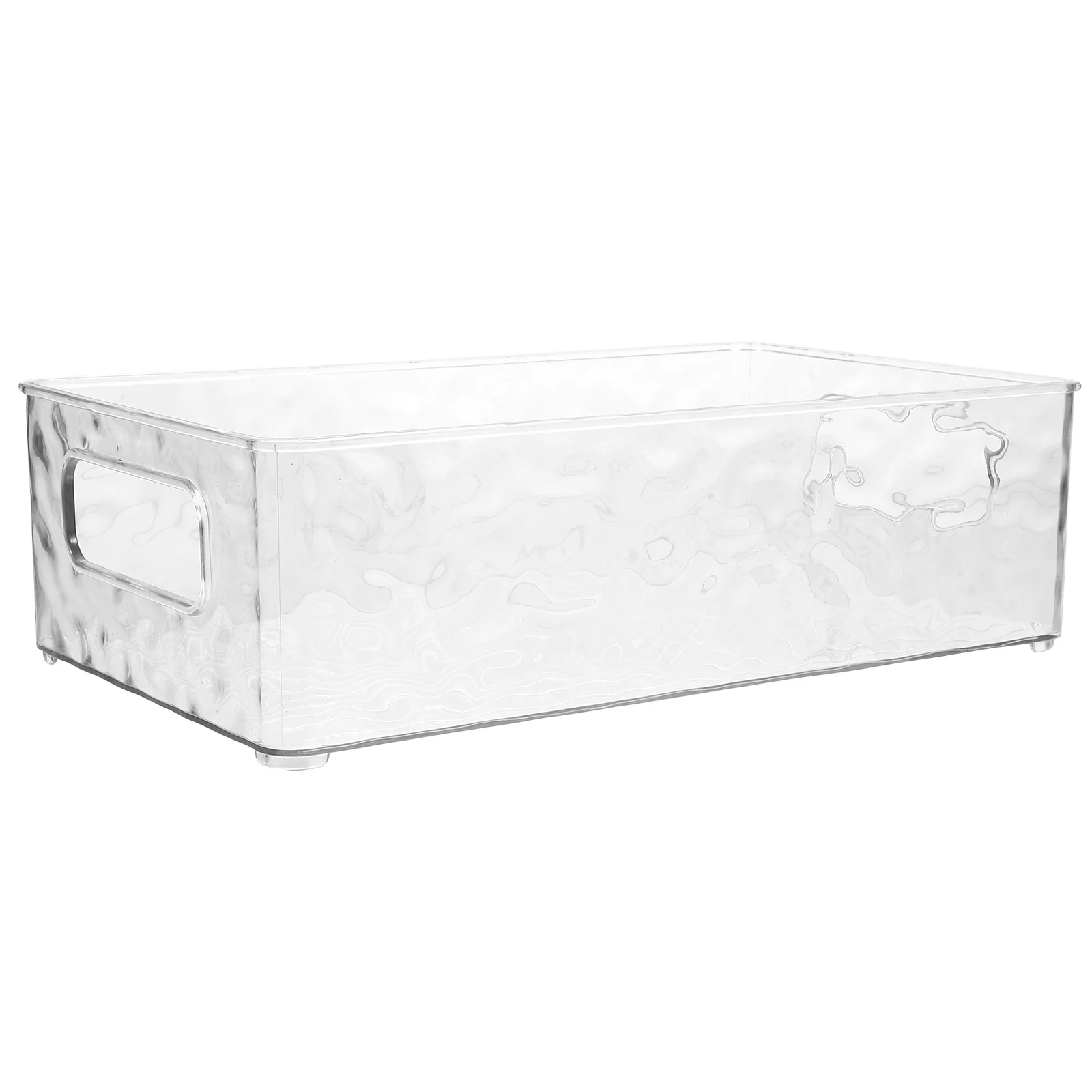 Glacier Pattern Storage Box Makeup Tray Jewelry Organizer Rectangular Cabinet Desktop Display Multipurpose