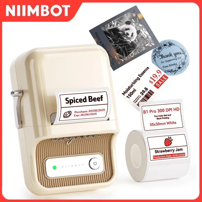 Niimbot B21 Pro 300DPI Portable Printer Thermal Label Blueto