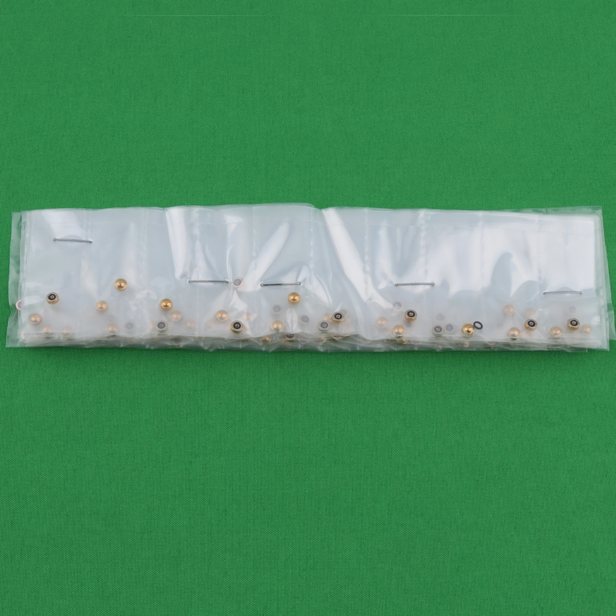 100PCS steel  waterproof watch crown 3.5mm*2.2mm Silver Gold