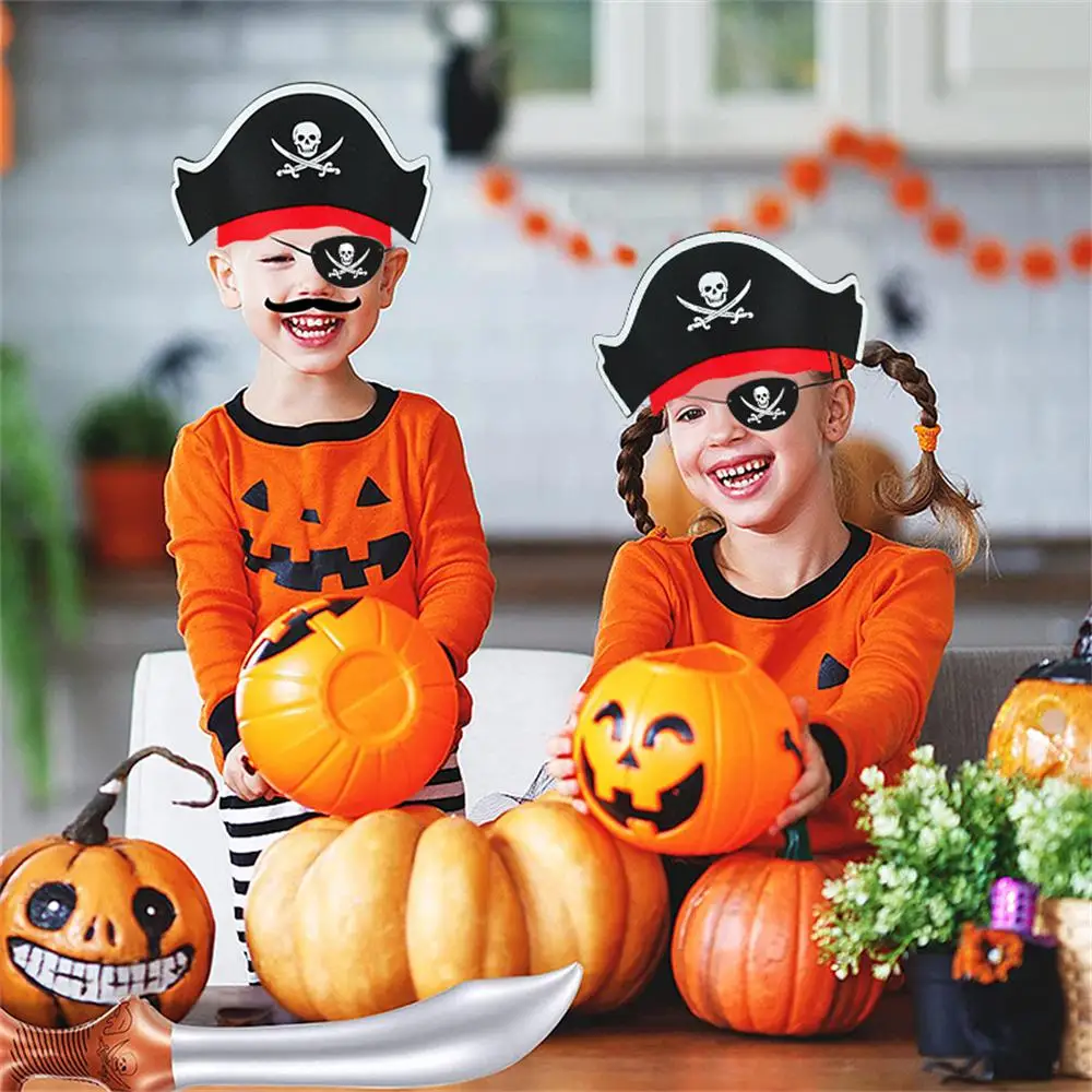 Halloween Party Props Dress Up Pirate Captain Hat Props Halloween Party Comfortable And Breathable